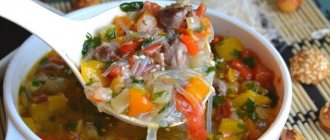 Chicken heart soup - 8 recipes