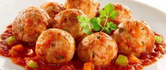 Meatballs with rice. Classic recipe in the oven, slow cooker 