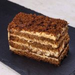 Honey cake classic recipe with condensed milk and sour cream and butter with step-by-step photos and videos at home