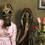 In principle, a gas mask is a good way to hide from unfavorable “weather in the house”