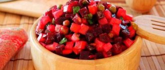 Vinaigrette with pomegranate beans