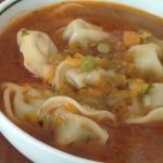 Delicious dumplings with rich broth