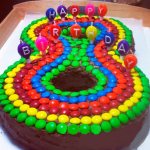 Delicious children&#39;s cake for an 8 year old child without mastic
