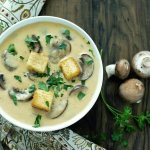 Delicious and comforting mushroom soup!
