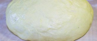 Airy and elastic dough for cheesecakes