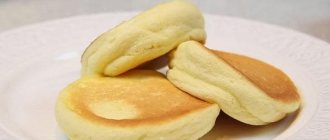 Wonderful fluffy Japanese pancakes